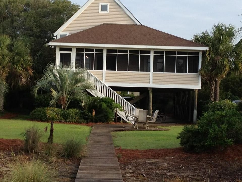 Private backyard 
