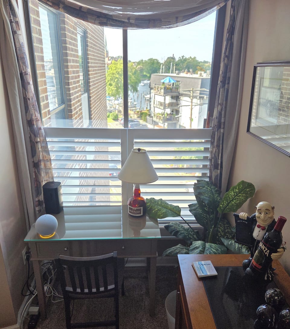 Desk over looking Spa Creek 