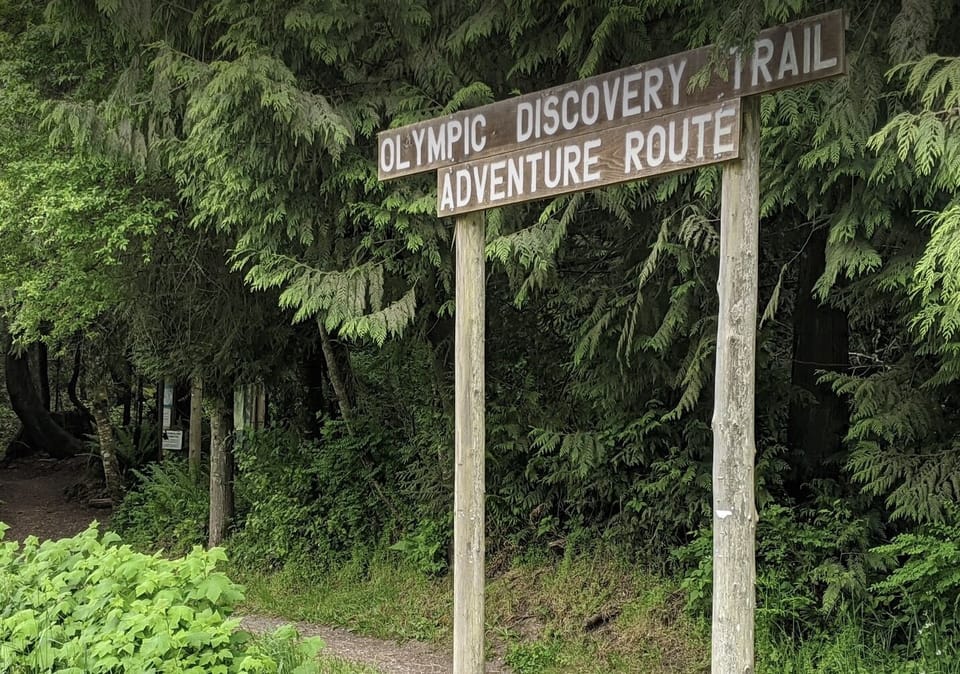 The Olympic Discovery Trail is nearby 