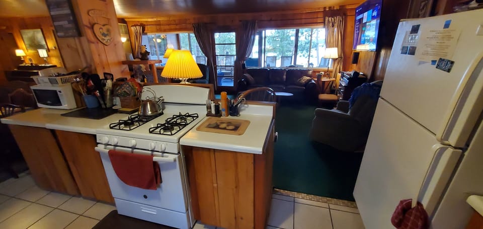 Cooking with a lake view!