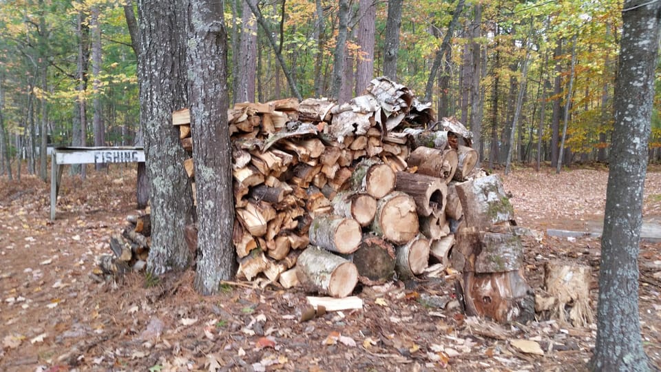 Firewood for your stay at Guthrie Pines, please don't take it home with you.