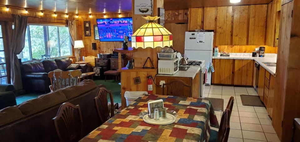 Nice dining area, plenty of seating in dining area,  6-8  & more in family room