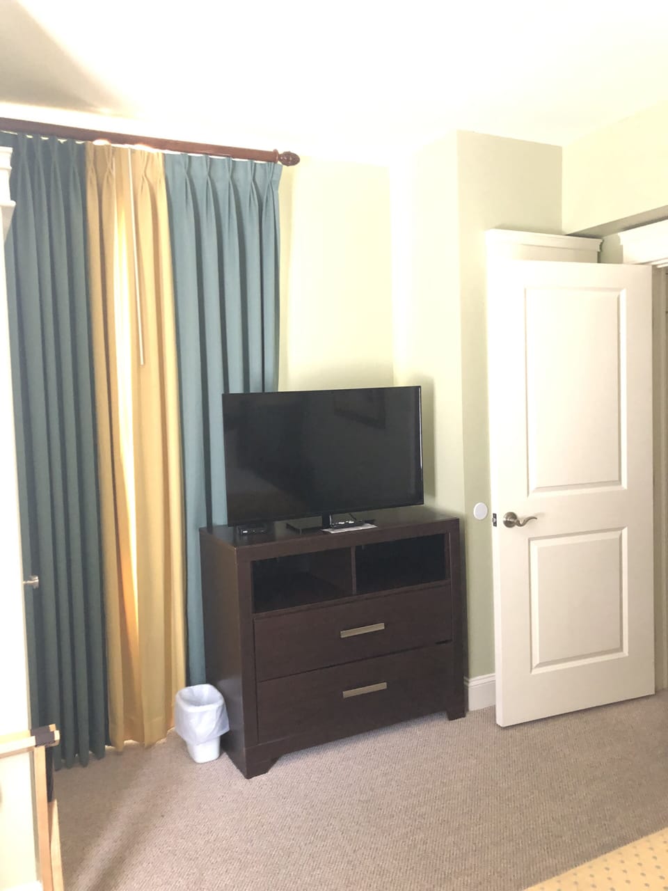 Bedroom flat screen TV
