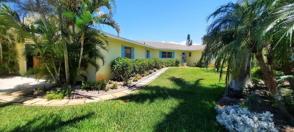 Front door and walkway - private and welcoming.
