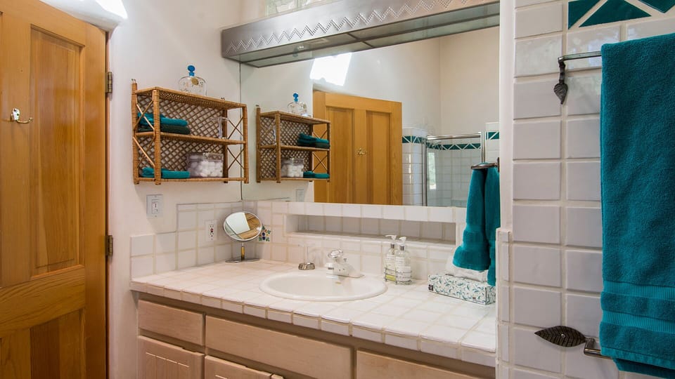 The master bath vanity