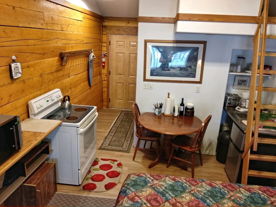 This is kitchen in our second cabin unit