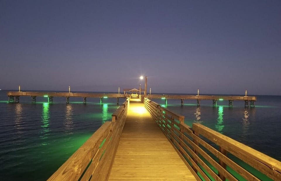 Fulton Town Fishing Pier is just a few minutes from your front door!