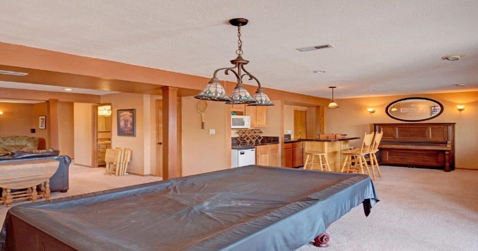 Pool Room and Bar Area