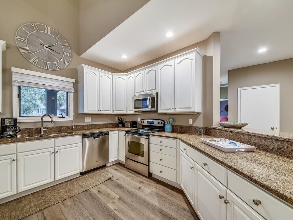 Updated Kitchen with Stainless Steel Appliances at 8 Cottage Court