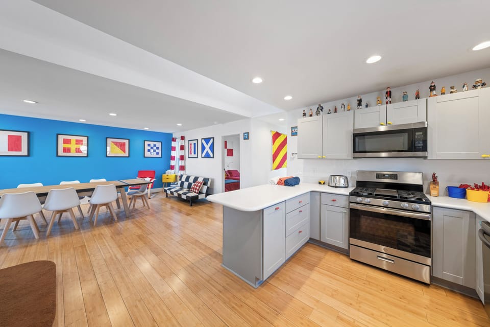 Kitchen and adjacent Dining Room