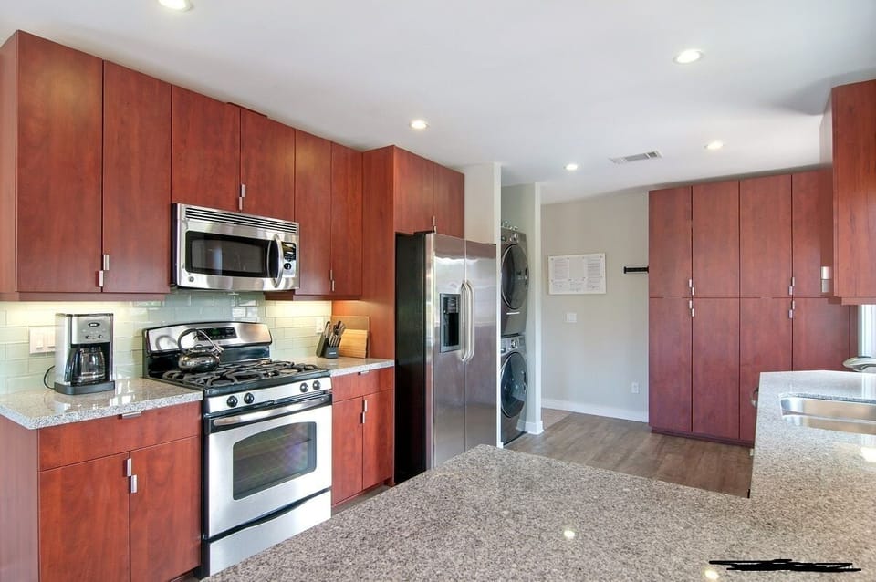 Spacious Kitchen With Stainless Appliances