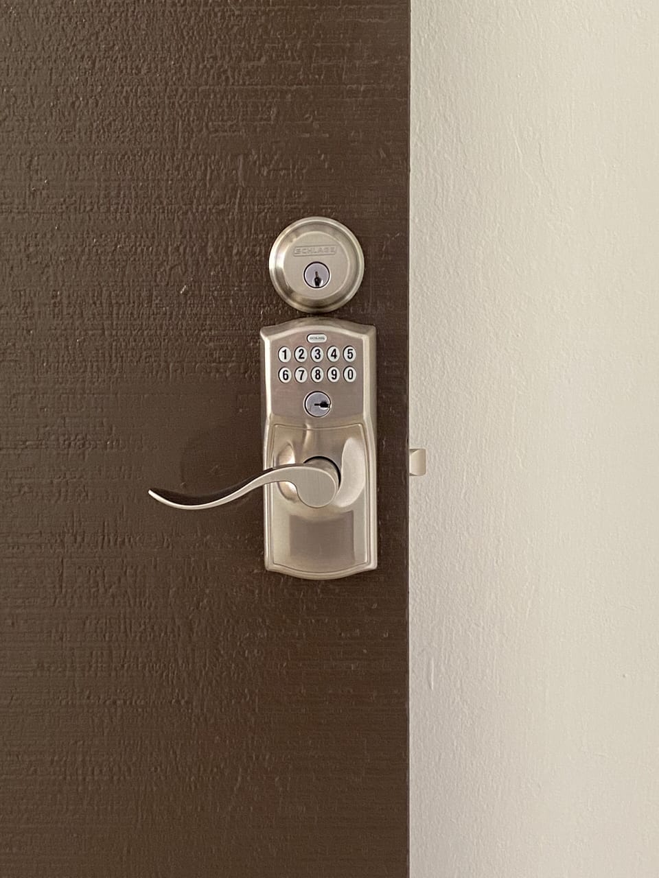 Keyless entree.