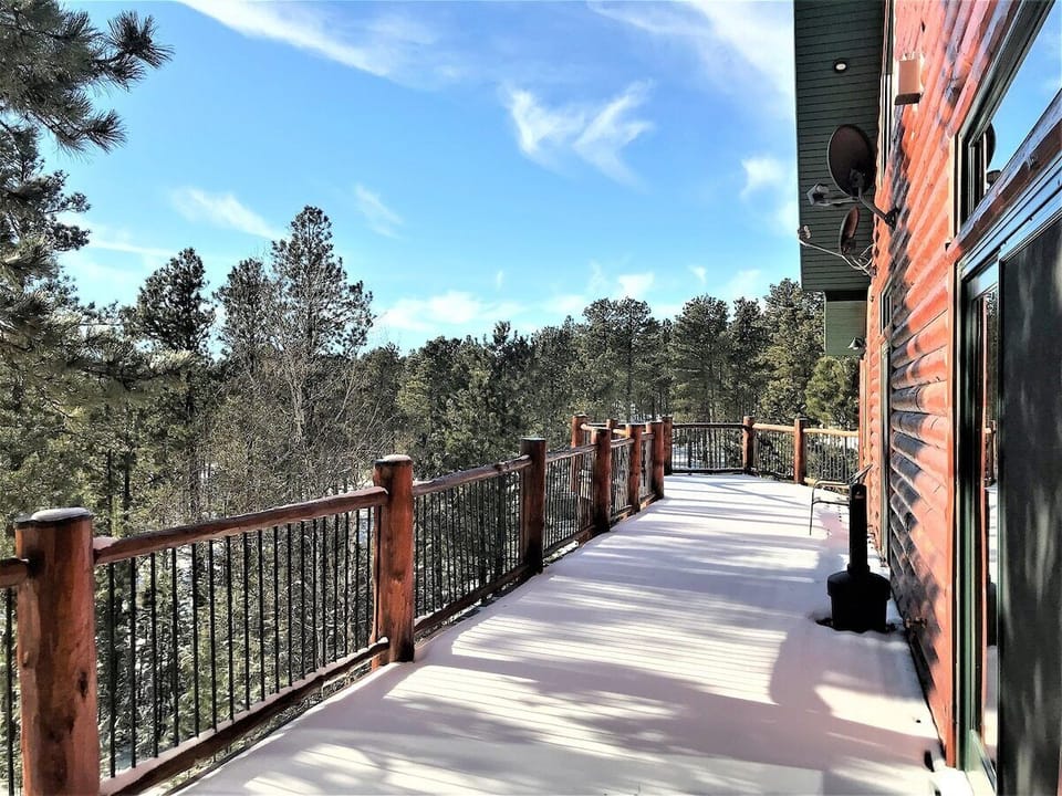Beautiful views from large deck
