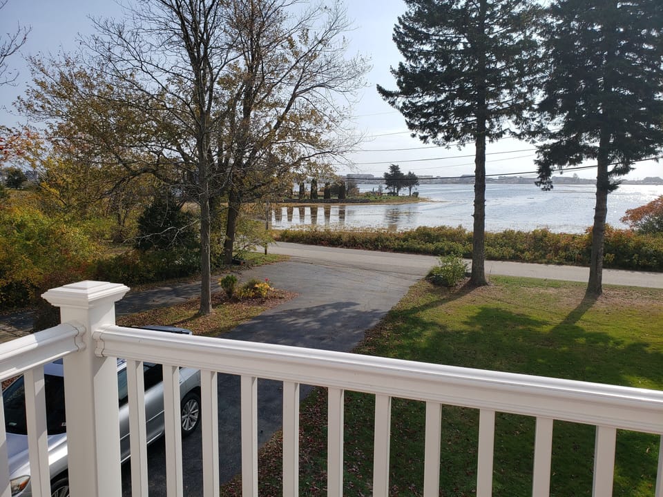 View from the master bedroom balcony 