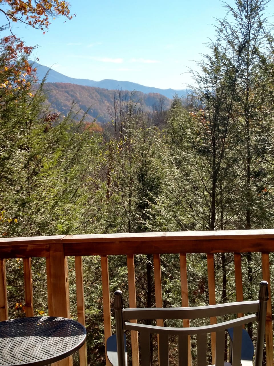 Private and quiet balcony