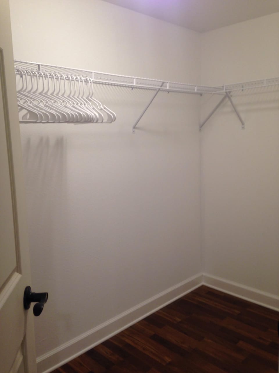 Walk in Closet in one of the Lower Level Suites.
