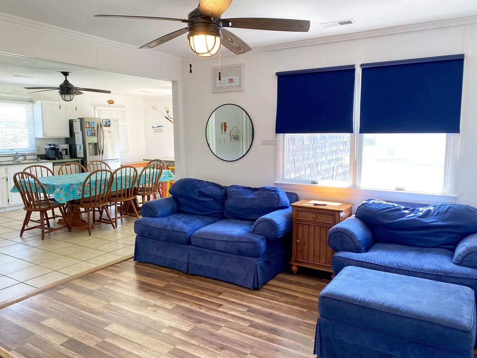 Second Living Room features Large Flat Screen Smart TV