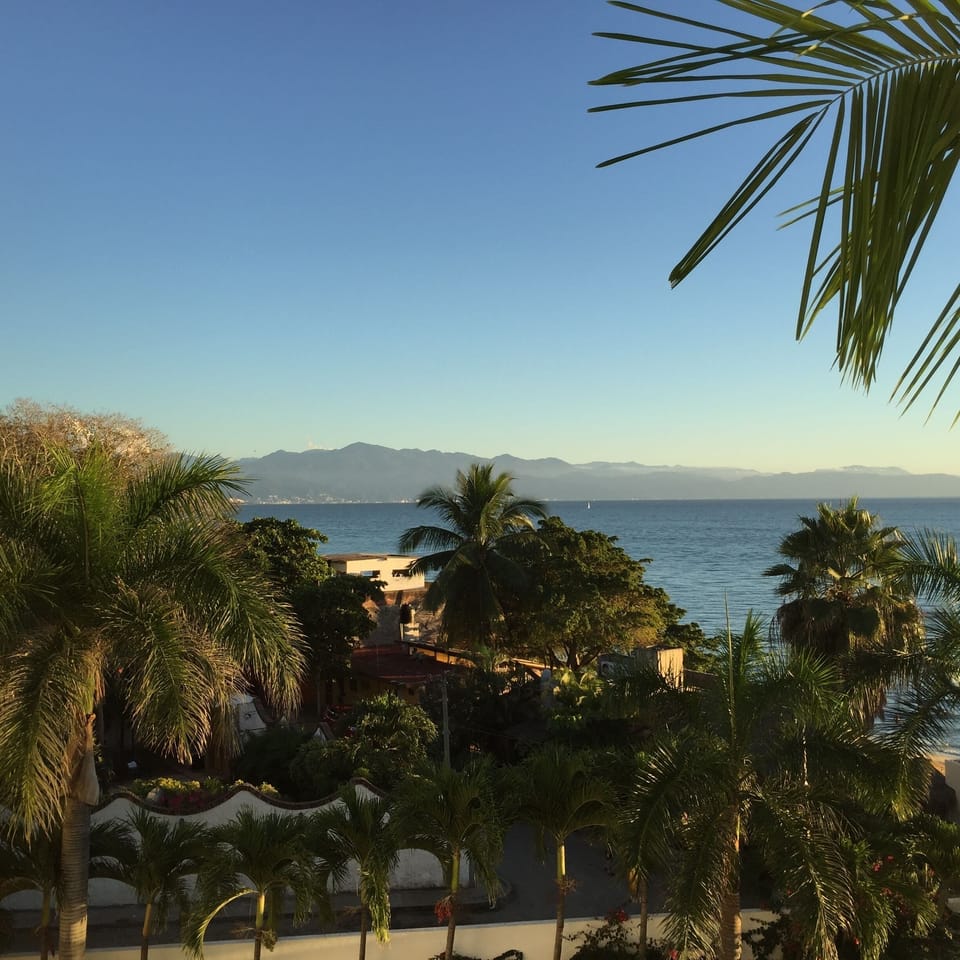 View from Balcony toward Puerto Vallarta