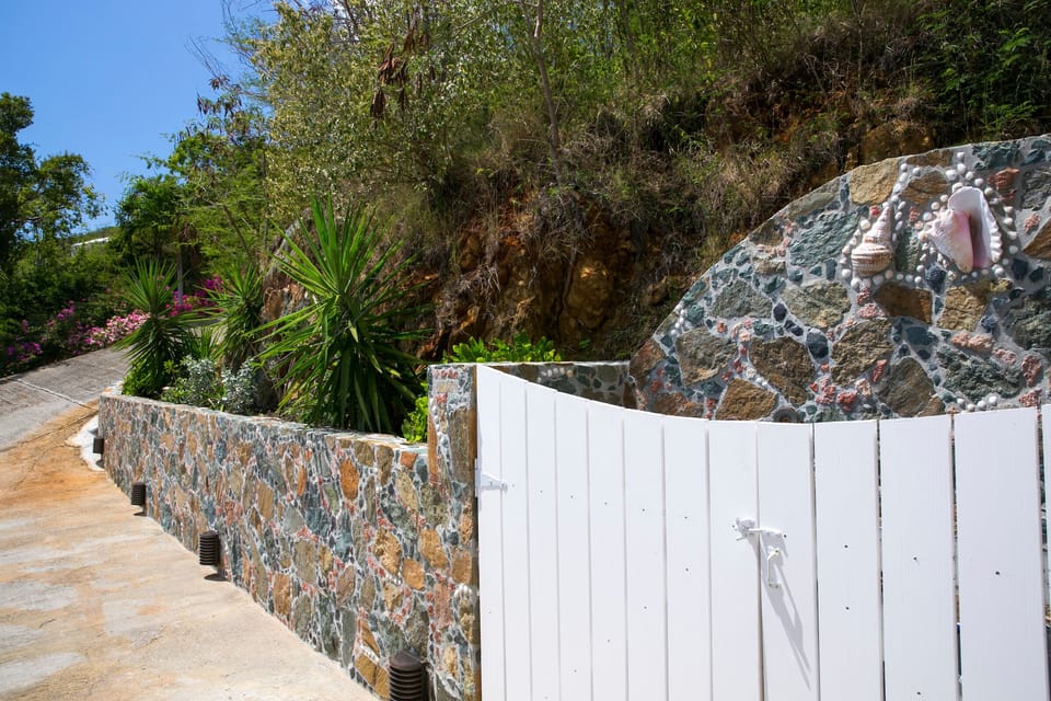 New Landscaping and on site trash removal receptical area.