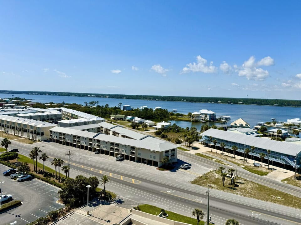 Great views aren`t just of the ocean. Here`s the view just outside the elevator!