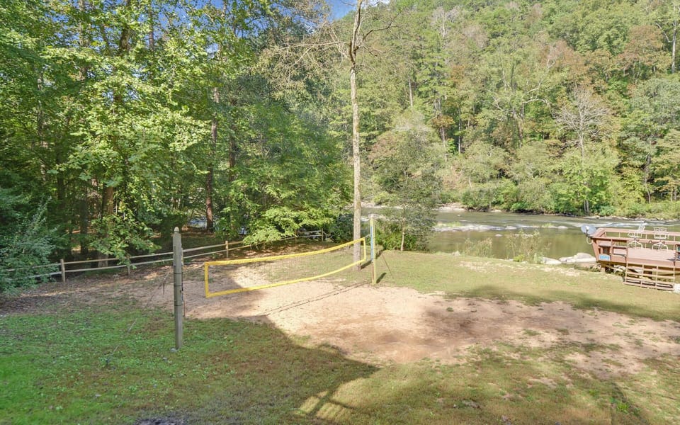 Our backyard on the Coosawattee