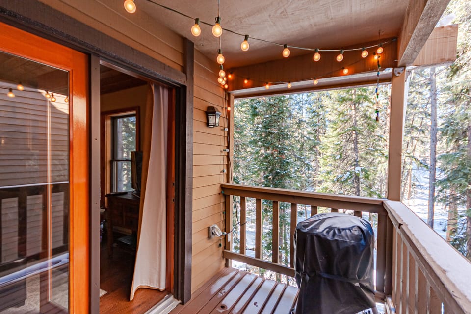 Balcony overlooking Vasquez Creek