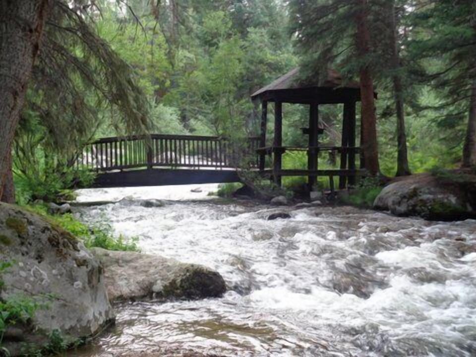Our condo sits along beautiful Vasquez Creek.