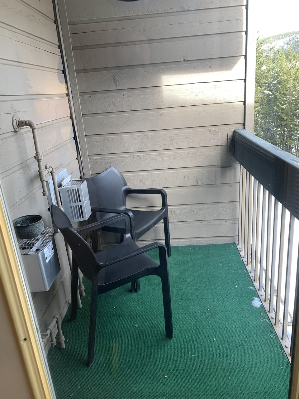 Outside porch for fresh air relaxing 