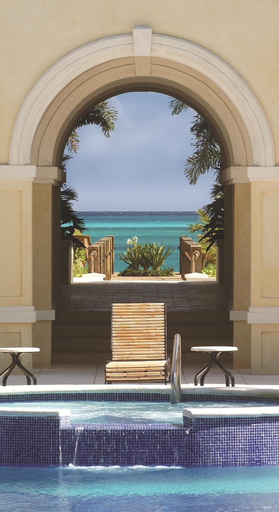 Archway to beach