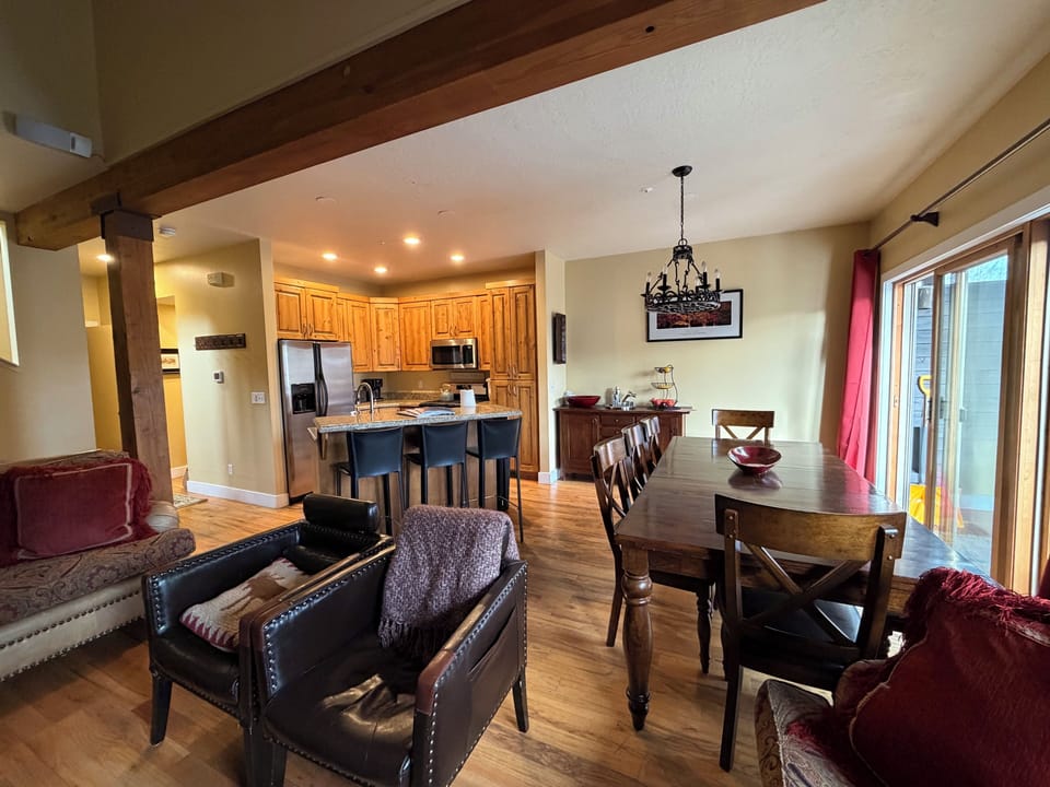 Open main level from other side looking at the kitchen