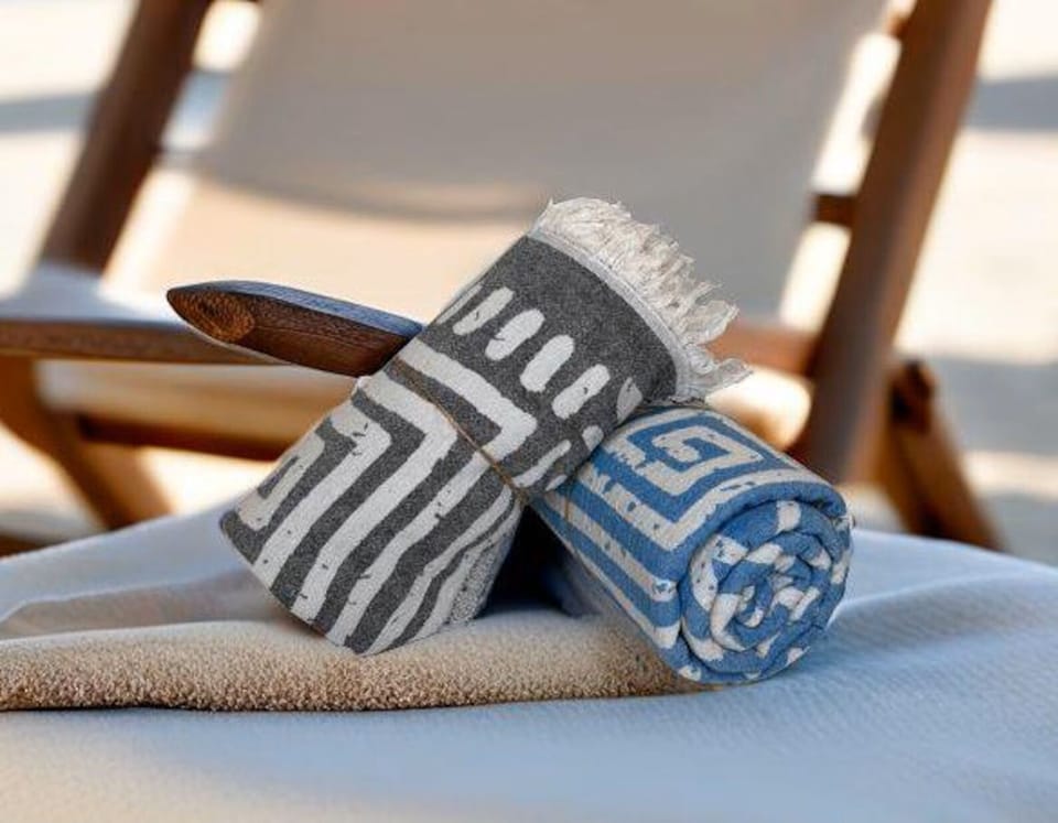 2 Turkish style beach towels