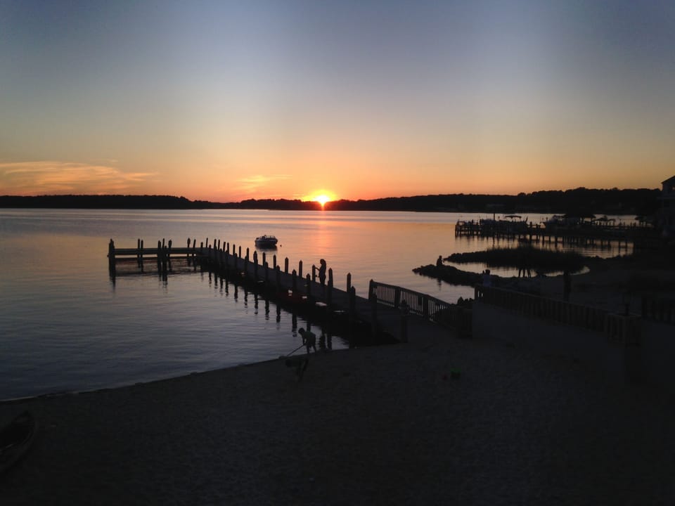 One of many beautiful Snug Harbor sunsets!