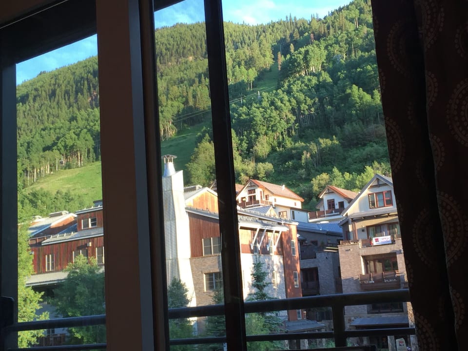 This is the view from the bed!