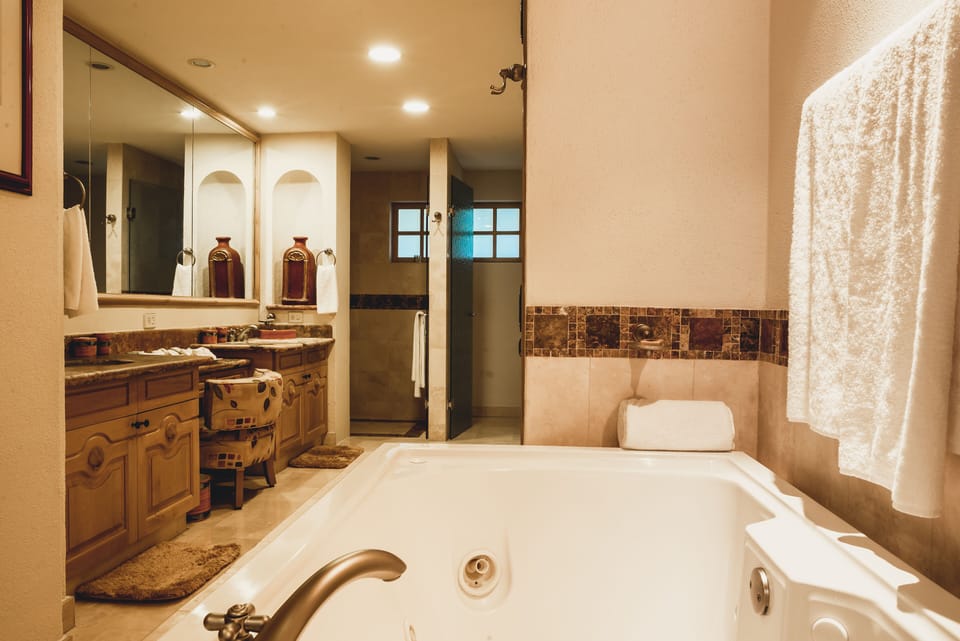 master bedroom bathroom with all amenities