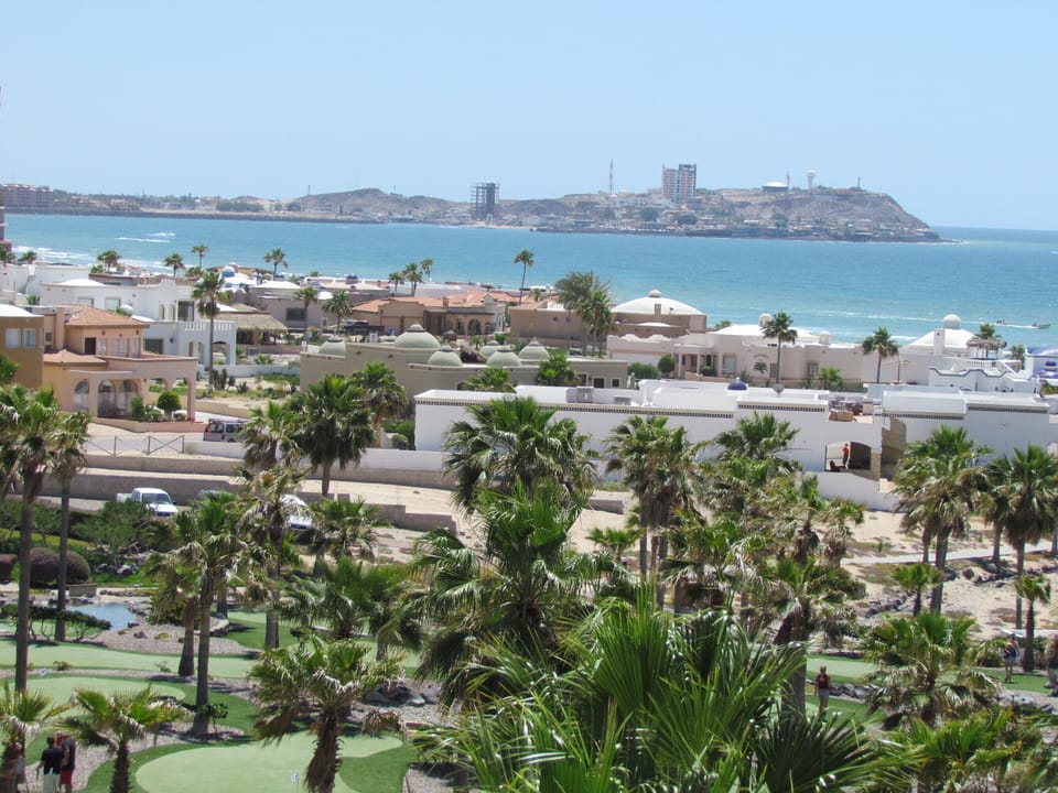 view from balcony towards old town