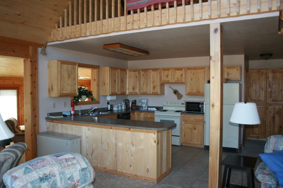 Cook your favorite meal in this well equipped kitchen.