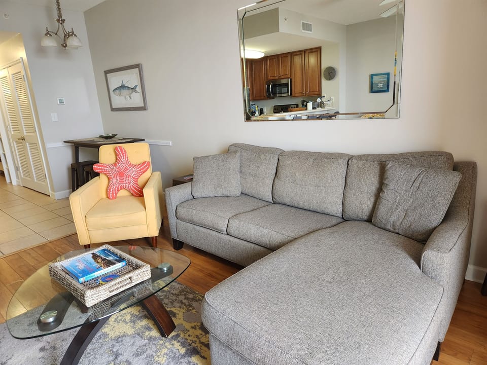 Living room with recliner