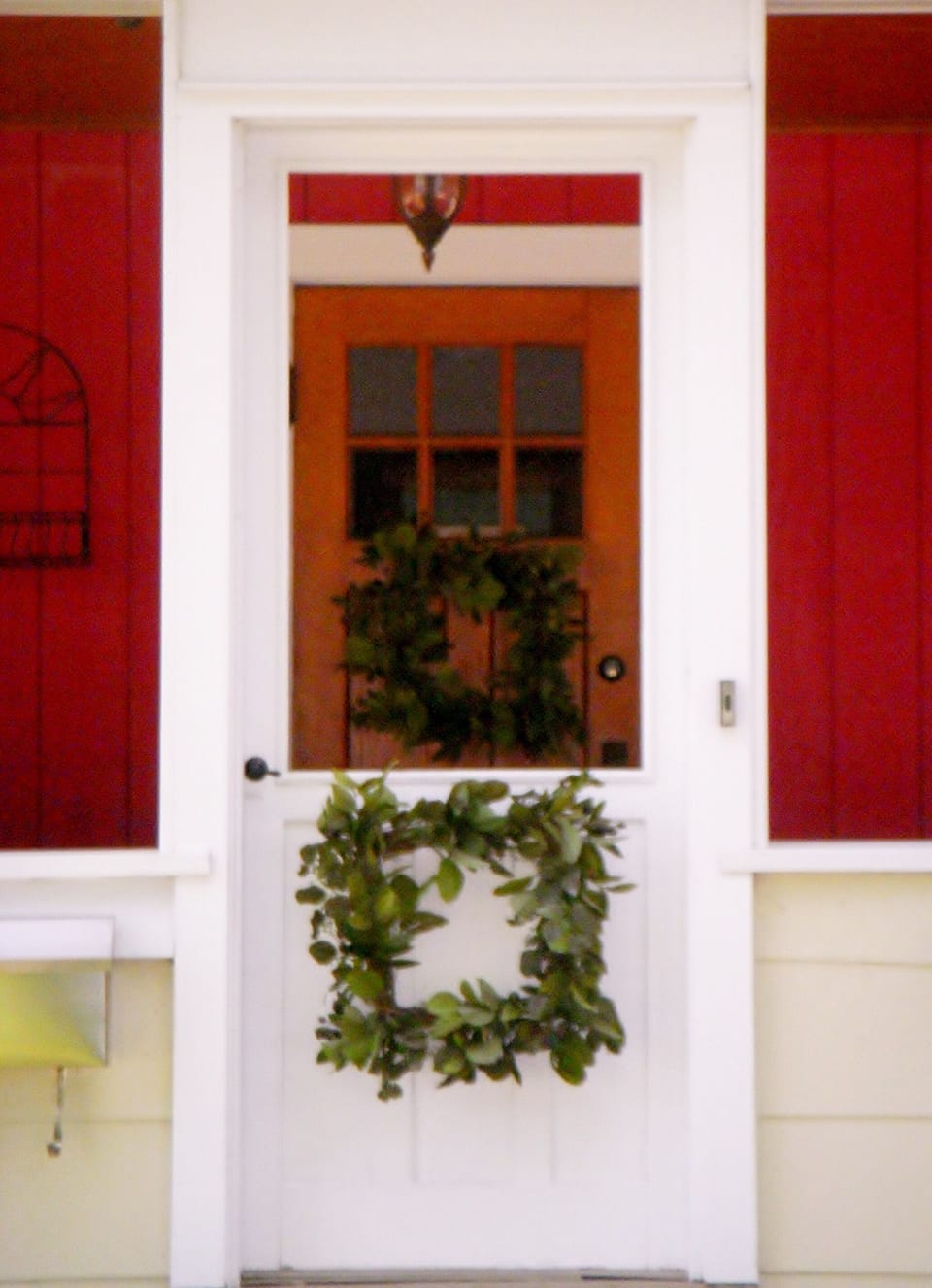 Front door and front porch