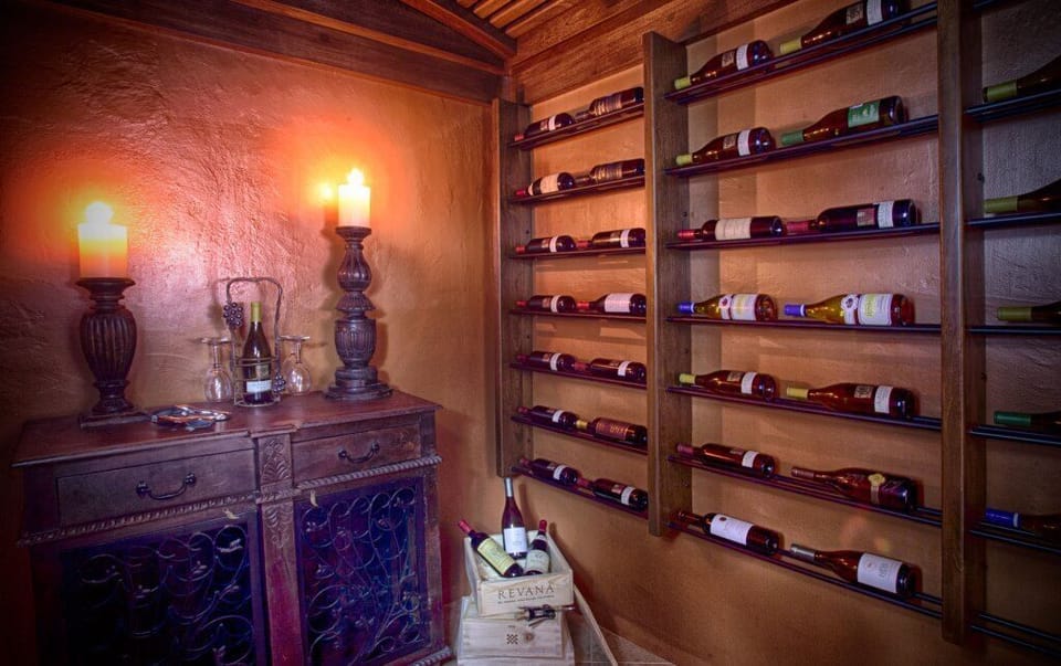 Fully-Stocked Wine Room, with a Variety of Wines Available for Purchase