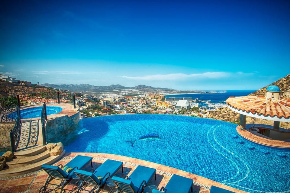 The Luxurious Pool Area Features Unparalleled Views