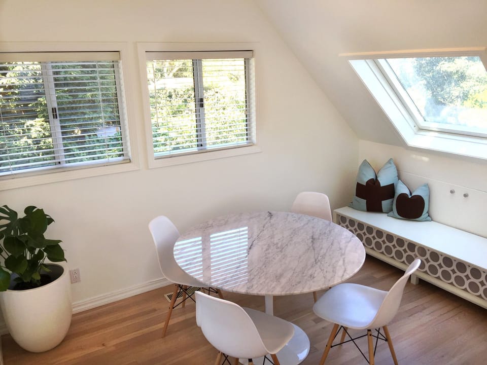 dining room with seating for four