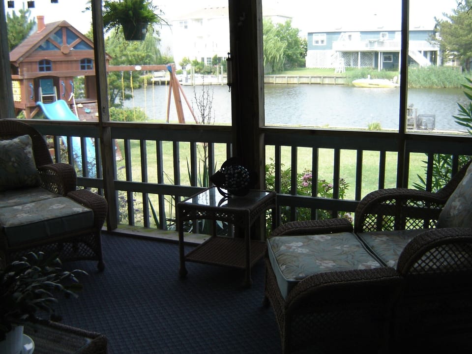 Screened Porch off Master Bedroom Lower Level