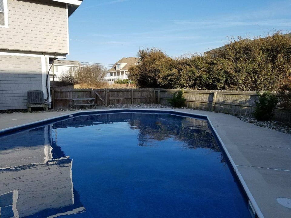 Pool view looking East 