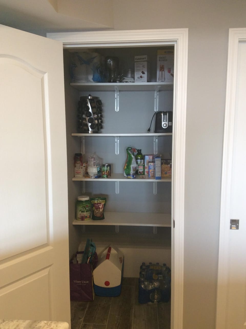 Pantry with small appliances and plenty of room for your food