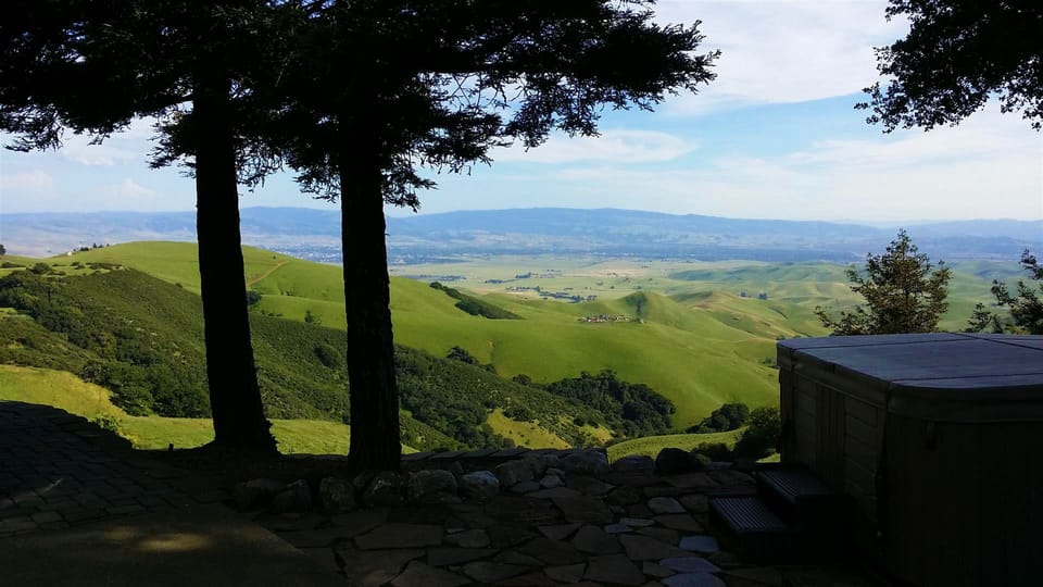 May 2017 - Incredible views both day and night from our Hot Springs spa 