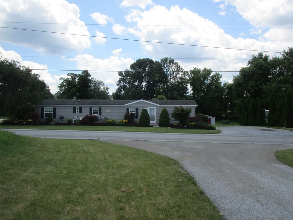 north side of house