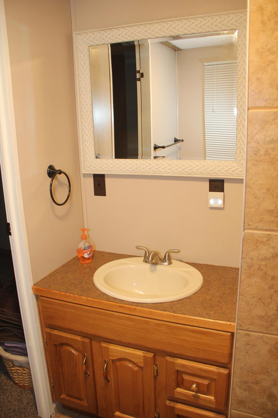 Master bath sink.