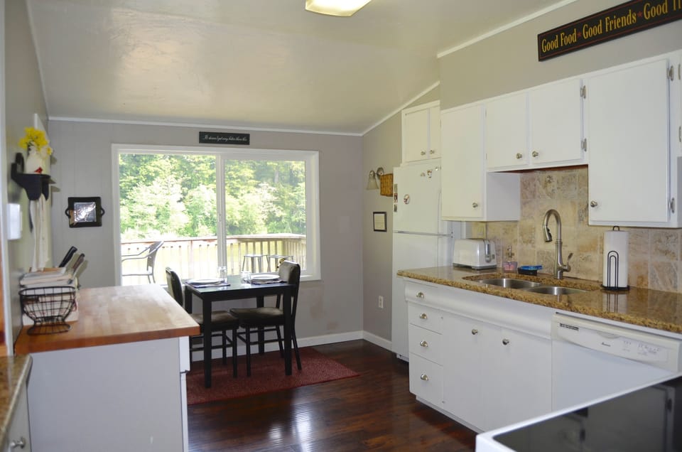 Great views from the kitchen