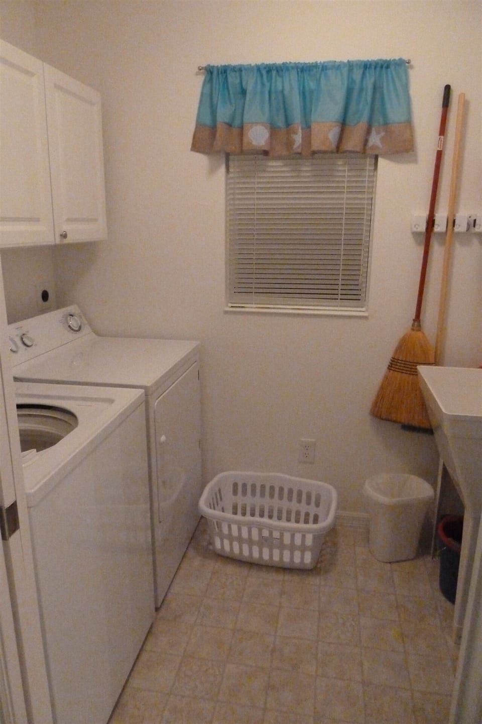 Interior laundry room