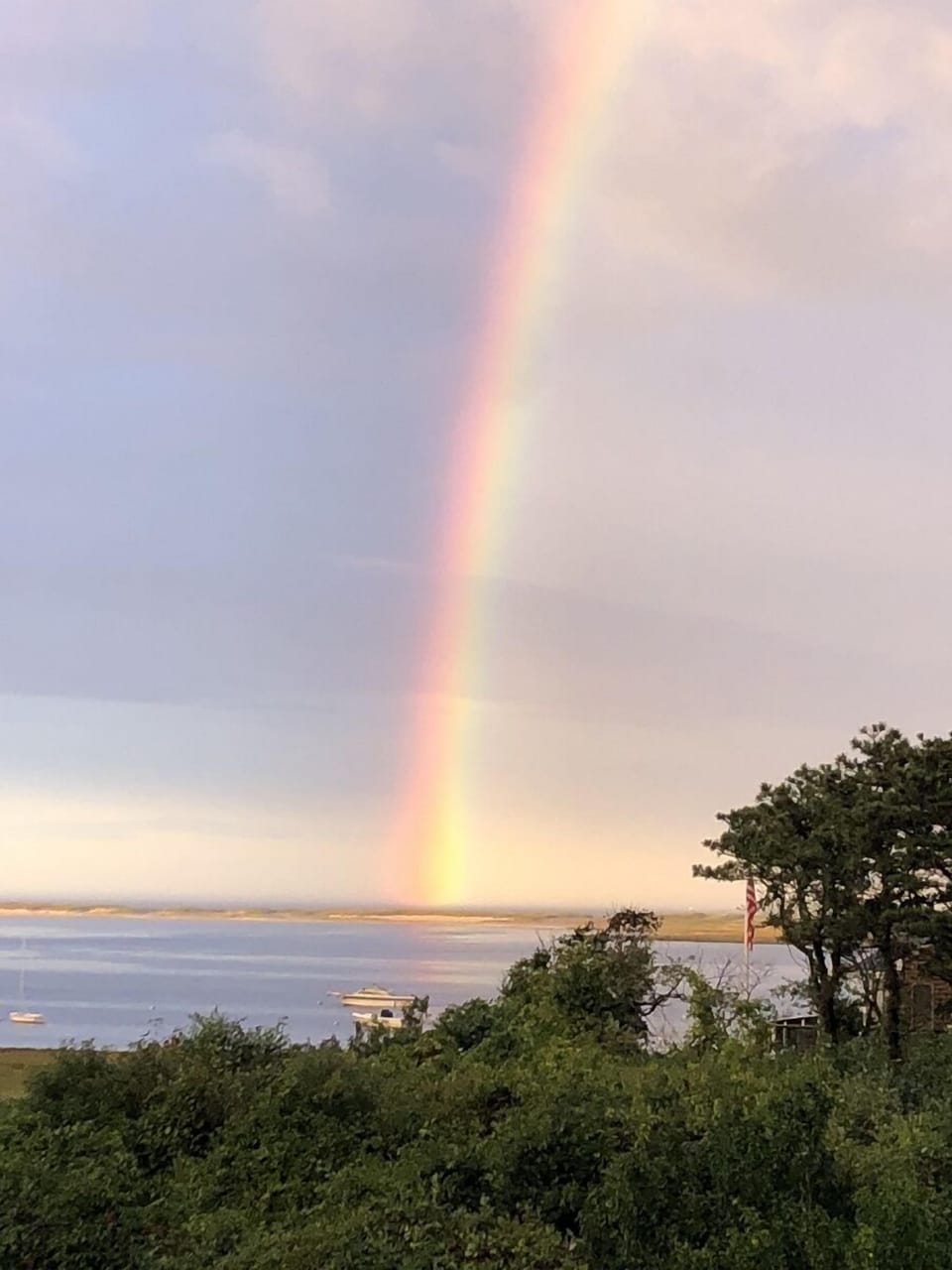 Rainbow on Nauset Beach.